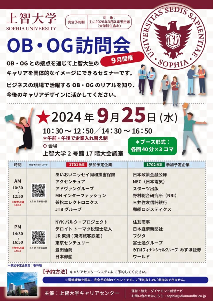 9月25日OBOG訪問会